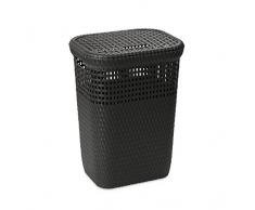 Dea Home Rattan - Canasto para ropa, 60 l