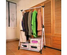 Metaltex M92376 - Perchero ajustable con ruedas metaltex nepal