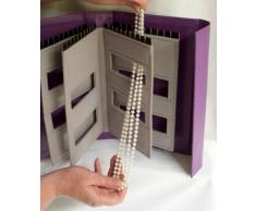Little Book Of Necklaces - Organizador de joyas para armario - Caja de joyería collares - Silver