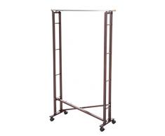 CLP Perchero plegable TOUSSON de madera, altura 170 cm, hasta 4 colores para elegir cherry