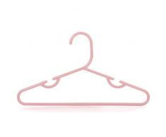 Hangerworld - Perchas De Plástico Para Niños Con Barra, Color Rosa, 29 cm, 20 Unidades