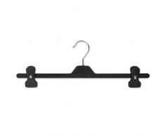 Hangerworld - Perchas de plástico con pinzas para pantalones (extra grandes, hasta 40 cm, 25 unidades)