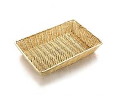 Sunnex - Cesta poly-rattan multiusos - rectangular 40x28cm