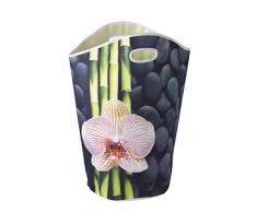 Wenko 62062100 Spa cesta para la ropa sucia 60,0 x 35,0 x 2,0 cm