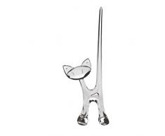 Koziol Miaou Soporte para Anillos, Diseño de Gato, Transparente, 5263535