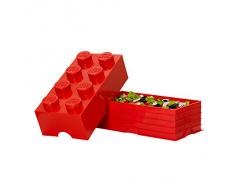 LEGO - Caja de almacenaje 8, color rojo (Room Copenhagen 40041730)