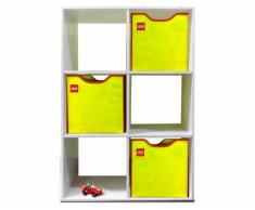 Neat-Oh! A1805XX - Caja de almacenamiento para lego, color amarillo