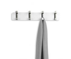 Umbra 318834-660 latch perchero de pared de gancho de regleta con 8 ganchos, colour blanco