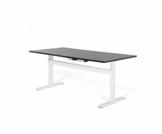 Escritorio - Eléctrico - Altura regulable - 180x90 cm - Negro - Blanco - LIFT