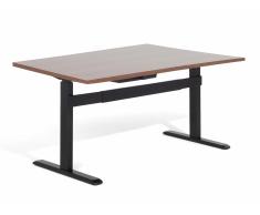 Escritorio - Eléctrico - Altura regulable - 160x80 cm - Nogal - Negro - LIFT