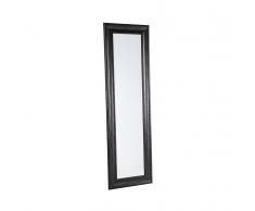Espejo de pared - Marco negro - 51x161 cm - LUNEL
