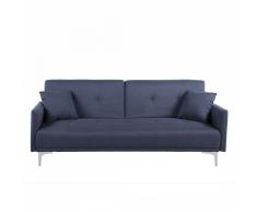 Sofá cama azul gris - canapé - sofá tapizado - LUCAN