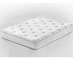 Colchón de muelles embolsados - 180 x 200 cm - Colchón Viscoelástico - Memory Foam - LUXUS