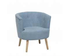 Sillón tapizado Azul - Butaca - ODENZEN