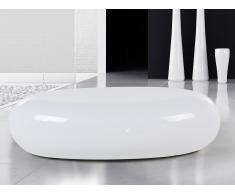 Mesa de centro - Fibra de vidrio - Auxiliar - Blanca - PELION