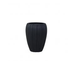 Maceta – 44x44x67 cm – Redonda - Negro - ARRESO