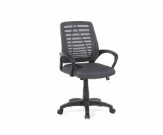 Silla de oficina - Giratoria - Malla transpirable - Gris – MAYOR