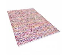 Alfombra de algodón - multicolor - 160x230 cm - Hecha a mano - BELEN