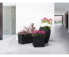 Maceta – 60x25x30 cm – Negro – OULU