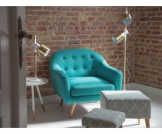 Sillón tapizado - Azul celeste- Butaca – GJOVIK