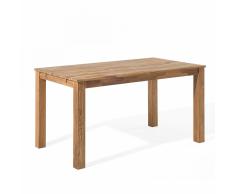 Mesa extensible - Madera maciza de roble - 150 cm - Madera clara - MAXIMA