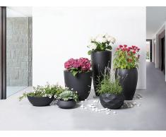 Maceta – 60x60x60 cm – Redonda - Negro - OHRIT