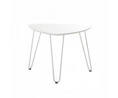 Mesa auxiliar - LILY - Blanco - 60x45