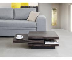 Mesa de centro – Contrachapada ébano –Marrón Oscuro– VIZELA