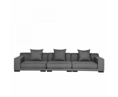 Sofá gris oscuro – Tapizado – 3 plazas – CLOUD