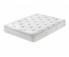 Colchón de muelles embolsados - 90x200 cm - Colchón Viscoelástico - Memory Foam - LUXUS