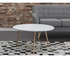 Mesa auxiliar – Mesa de café – Blanco - TENNESSEE