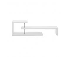Mueble TV - Soporte para equipo multimedia - Color blanco - CONCORD