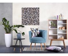 Panel de pared en madera de teca - Decoración mural 84x84cm - ENVI MULTICOLOR