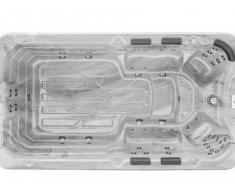 Jacuzzi 6/8 personas TYPHON - Gama prestige - Gris