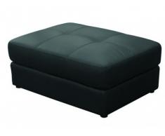 Puf PANTHEON - Piel - Negro