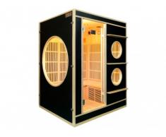 Sauna Infrarroja 3/4 plazas NIVALA - Negro