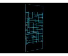 Mampara de ducha PAMELA con LEDs - 120x200 cm