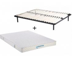 PACK Colchón con confort de lujo BODYMEMORY de DREAMEA + Somier de láminas - 160x200 cm