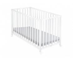 Cuna plegable AXELLE de madera - Largo 123 x Ancho 62 x Alto 77 cm