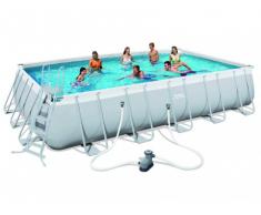 Piscina tubular rectangular ANTIGUA II - Largo 671 x Ancho 366 x Alt.132 cm