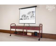 Mueble de TV de diseño industrial Patinado