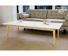 Mesa de centro estilo vintage rectangular Fjord