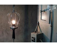 Lámpara de mano de diseño industrial