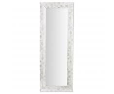 Espejo Misty, blanco y plata 59x159 cm