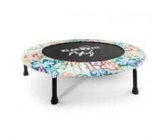 KLARFIT Rocketbaby 4 Cama elástica Superficie de salto de 96 cm Estampado floral (FIT11-Rocketbaby-4)