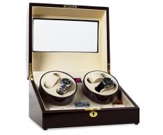 Klarstein Estuche para Relojes Old Marshall. Capacidad para 10 relojes (TWP-RDWH)