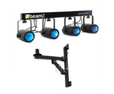 Electronic Star Beamz 4-Some Barra de focos LED para pared de 4 piezas (PL-4468-22831)