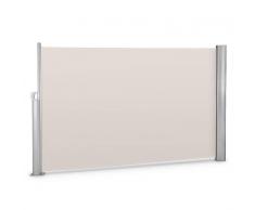 Blumfeldt Bari 318 Cortavientos Toldo lateral 300x180cm Aluminio Beis crema (HMD1-Bari-318-CS)