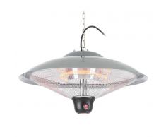 DURAMAXX Heizsporn Radiador de techo 60,5 cm (Ø) Lámpara LED Mando a distancia (HHG4-Heizsporn)