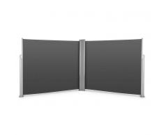 Blumfeldt Bari Doppio 616 Toldo lateral doble 6x1,6m Aluminio antracita (HMD1-BariDoppio616)